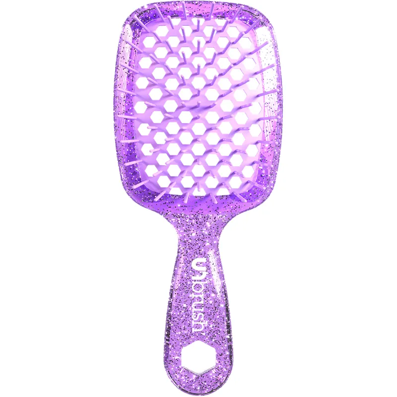 UNbrush Detangling Hair Brush Mini, Rose Quartz
