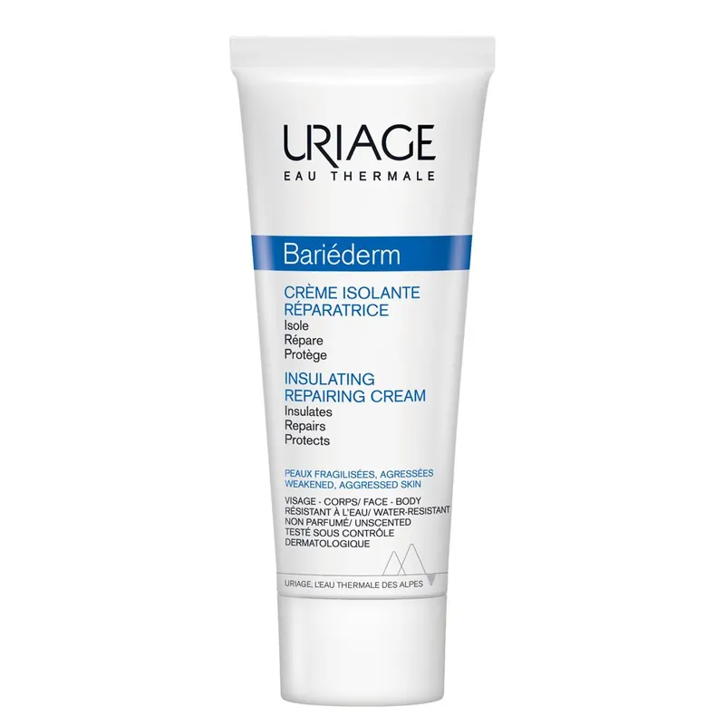 URIAGE Bariéderm Crema barriera Isolante riparatrice, sfregamenti, irritazioni, viso e corpo