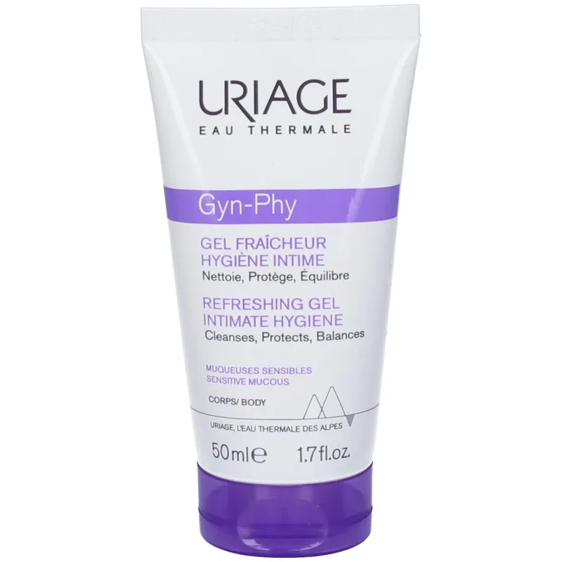 URIAGE GYN PHY Gel detergente rinfrescante igiene intima, uso quotidiano, ipoallergenico