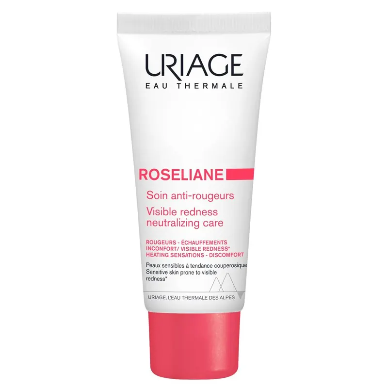 URIAGE ROSELIANE Crema anti-rossori idratante e lenitiva, pelle sensibile, couperose, rosacea