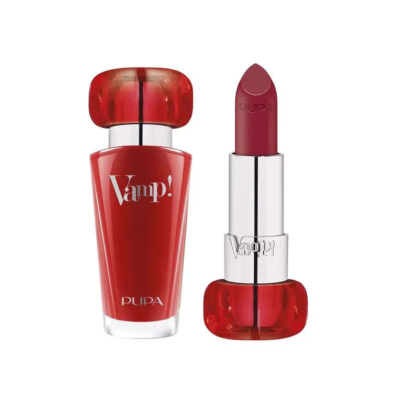 Vamp! Lipstick 302 Ruby Red PUPA | Pinalli