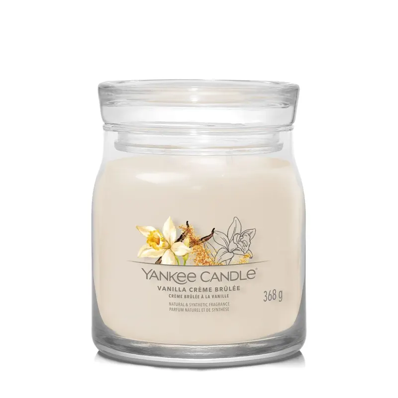 Vanilla Crème Brûlée MEDIUM YANKEE CANDLE | Pinalli