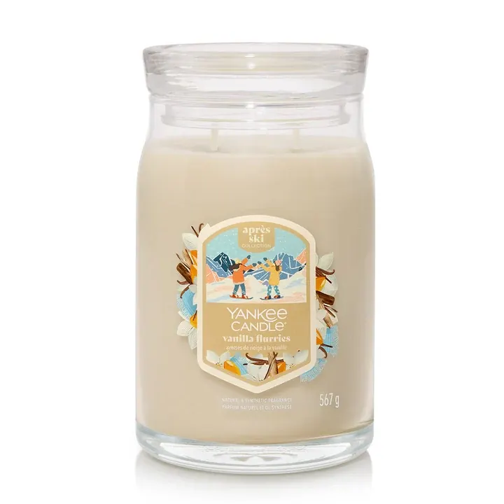 Vanilla Flurries LARGE YANKEE CANDLE | Pinalli
