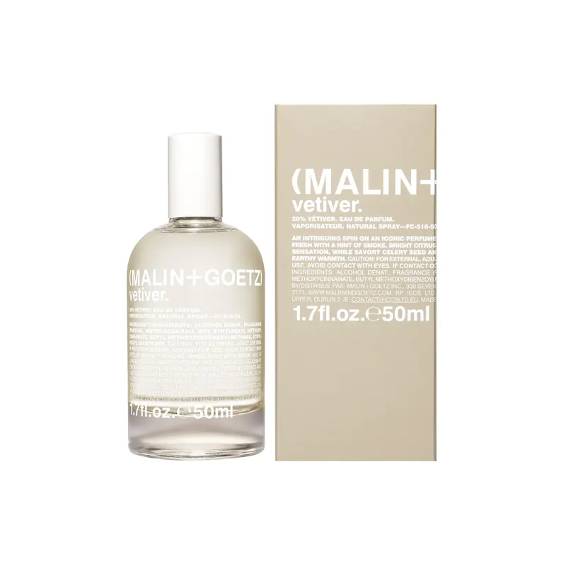 Vetiver eau de parfum 50ml MALIN+GOETZ | Pinalli