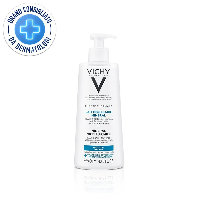 Vichy Latte detergente micellare Minérale 400 m