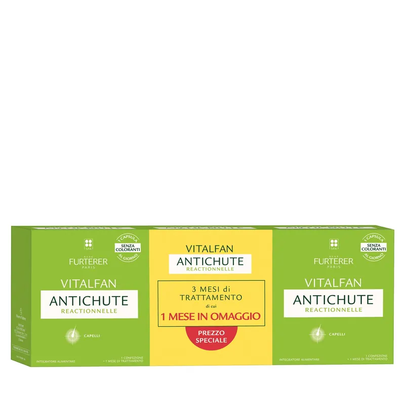 Vitalfan Reactionnelle - Integratore alimentare per la caduta occasionale dei capelli RENE FURTERER | Pinalli