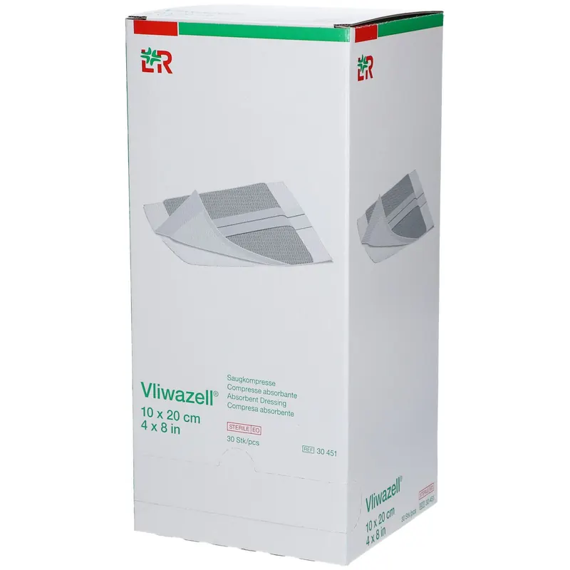 Vliwazell® Compressa assorbente 10 cm x 20 cm