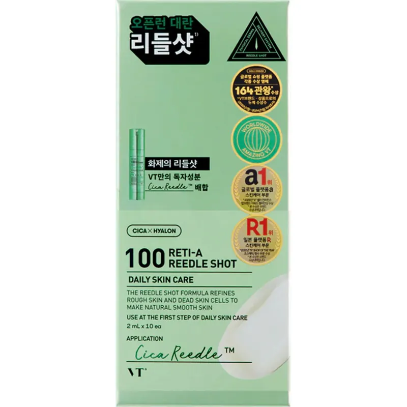 VT Cosmetics Reti-A Reedle Shot 100 Stick Pouch, 20 ml