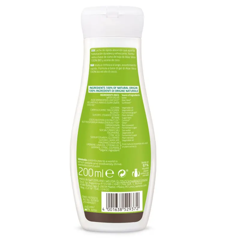 WELEDA Crema Fluida Idratazione 24h Limone