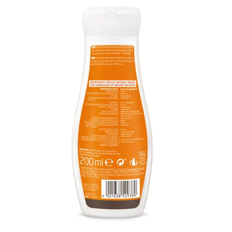WELEDA Crema Fluida Nutriente Olivello Spinoso