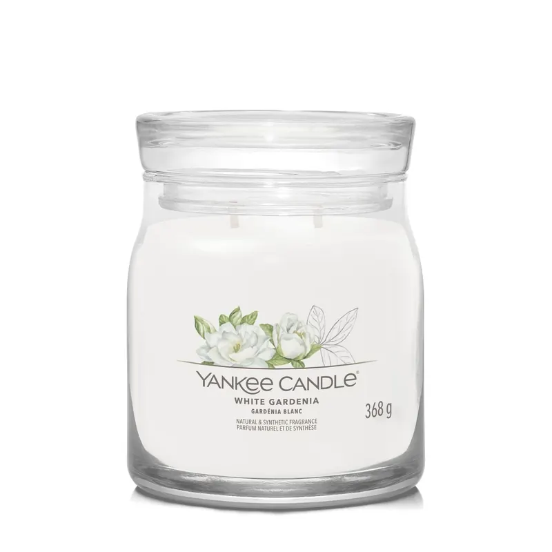 White Gardenia MEDIUM YANKEE CANDLE | Pinalli