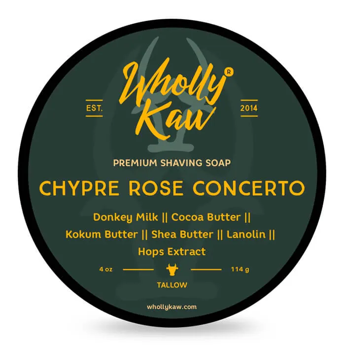 Wholly Kaw sapone da barba Chypre Rose Concerto 114gr