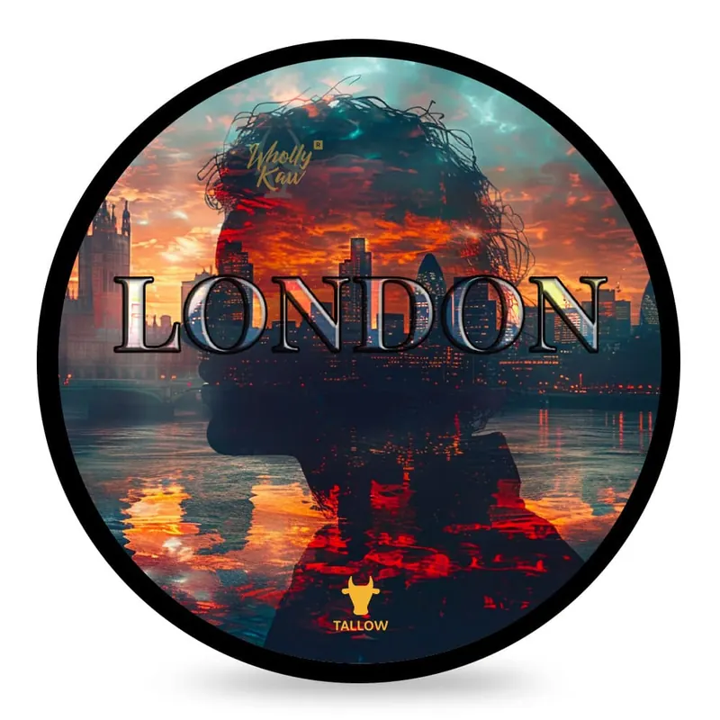 Wholly Kaw sapone da barba creme fraiche London 165gr