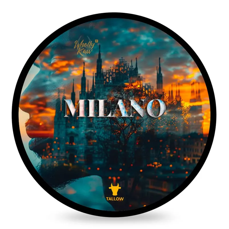 Wholly Kaw sapone da barba creme fraiche Milano 165gr