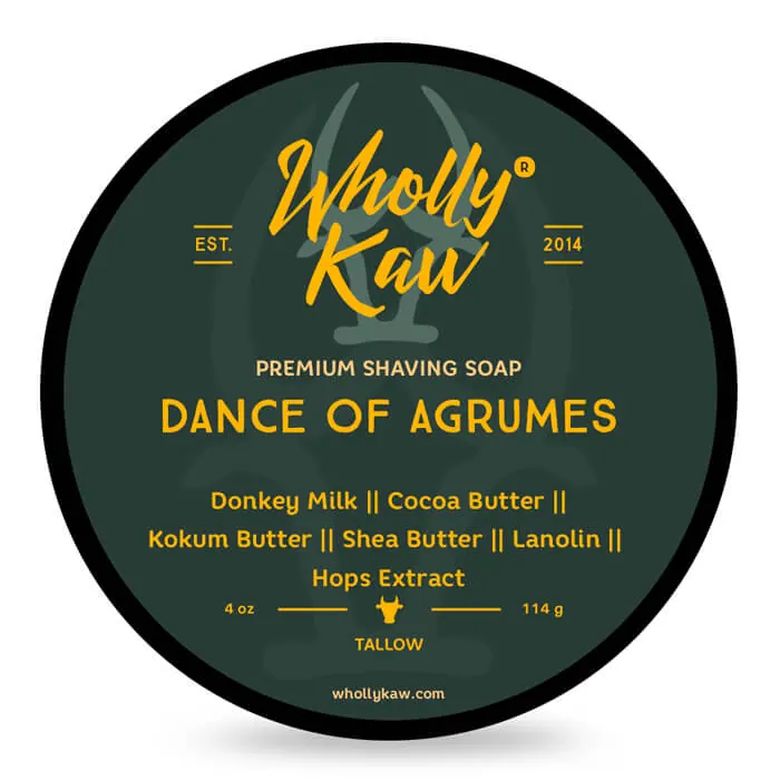 Wholly Kaw sapone da barba Dance of Agrumes 114gr