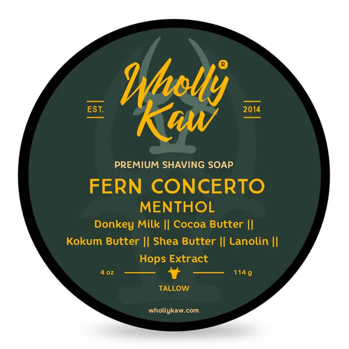 Wholly Kaw sapone da barba Fern Concerto 114gr