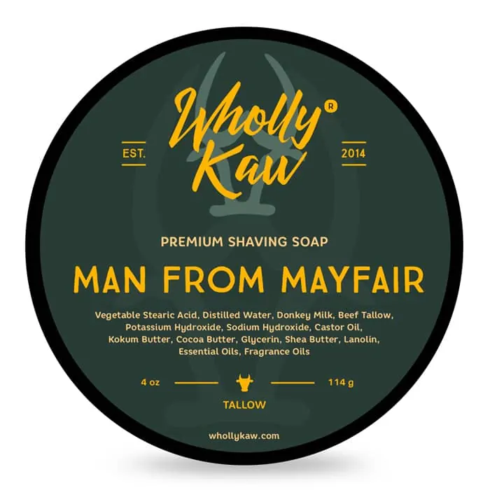 Wholly Kaw sapone da barba Man from Mayfair 114gr