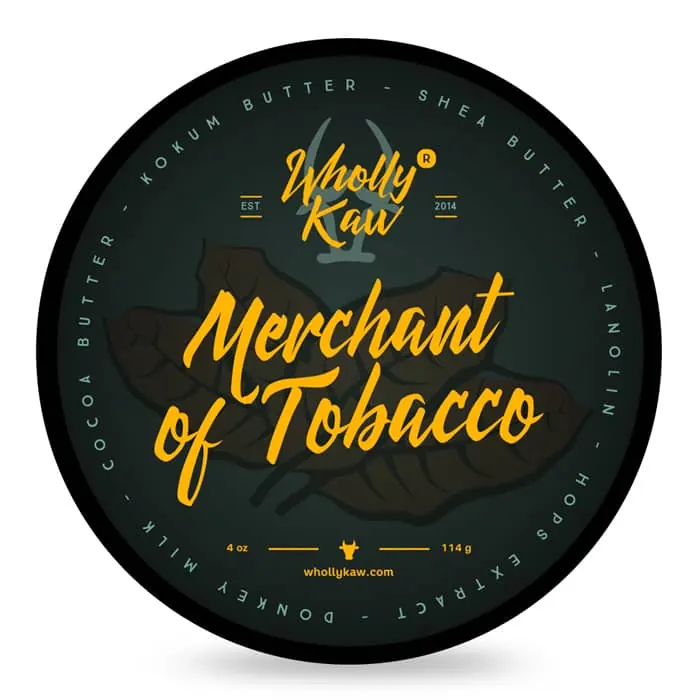 Wholly Kaw sapone da barba Merchant of Tobacco 114gr