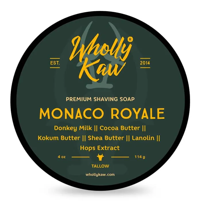 Wholly Kaw sapone da barba Monaco Royale 114gr