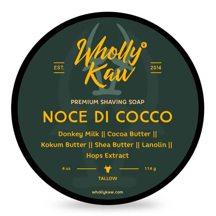 Wholly Kaw sapone da barba Noce di Cocco 114gr