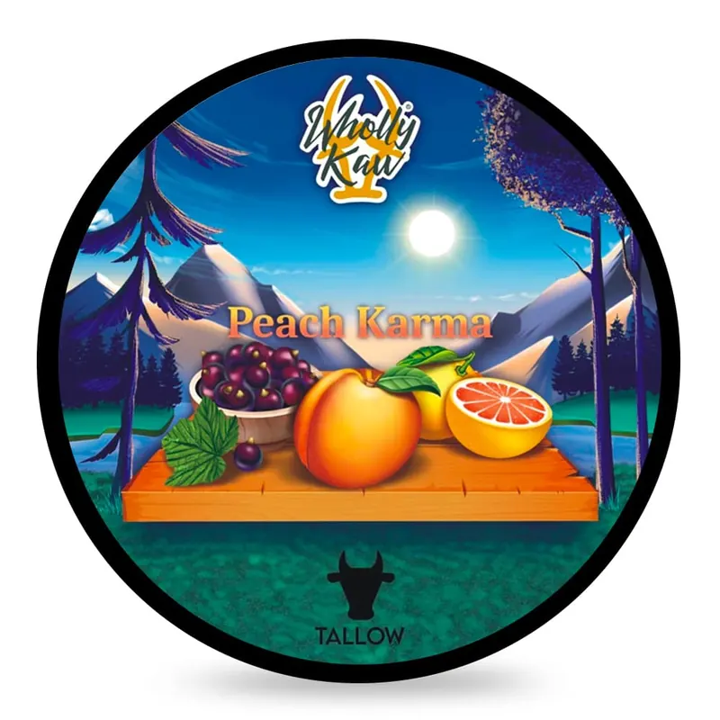 Wholly Kaw sapone da barba Peach Karma 114gr