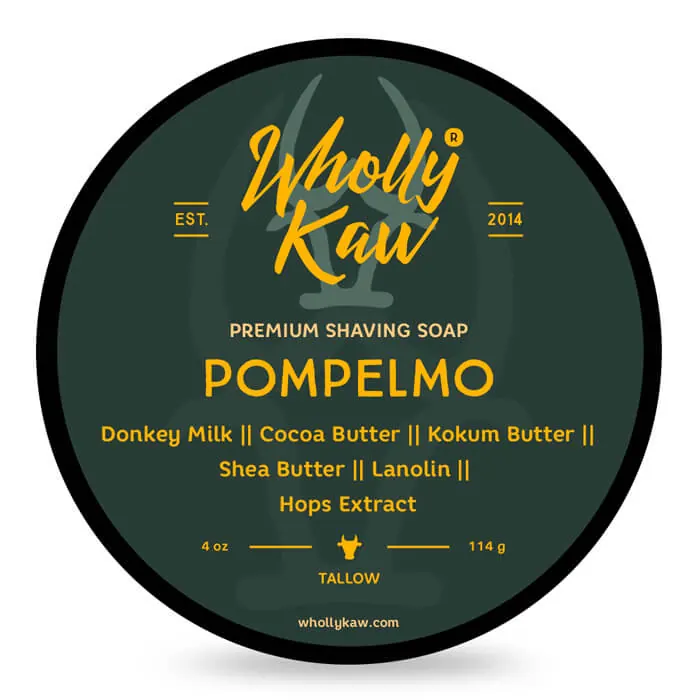 Wholly Kaw sapone da barba Pompelmo 114gr