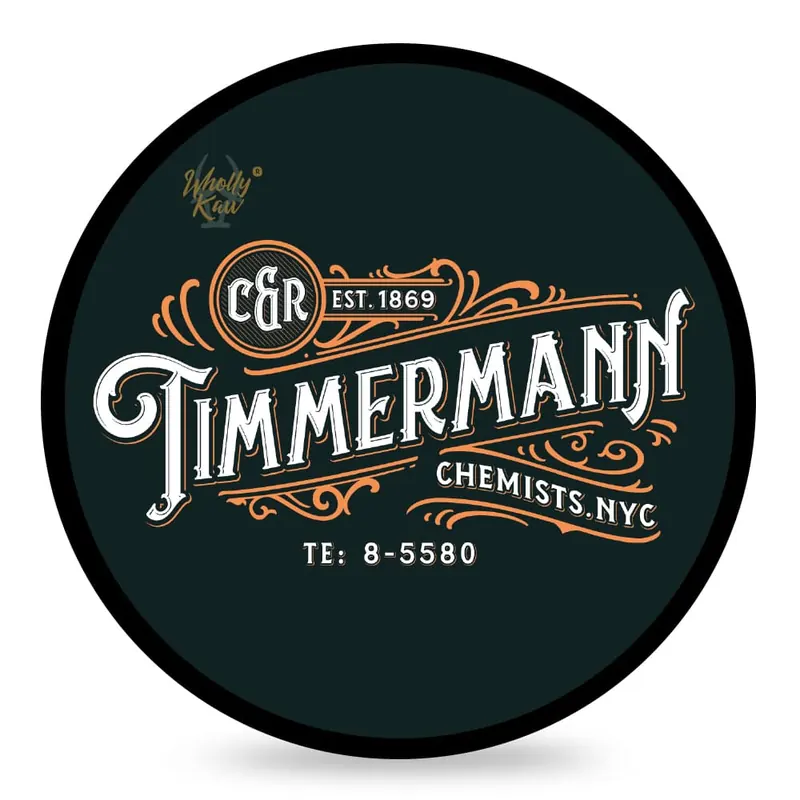 Wholly Kaw sapone da barba Timmermann Black 114gr