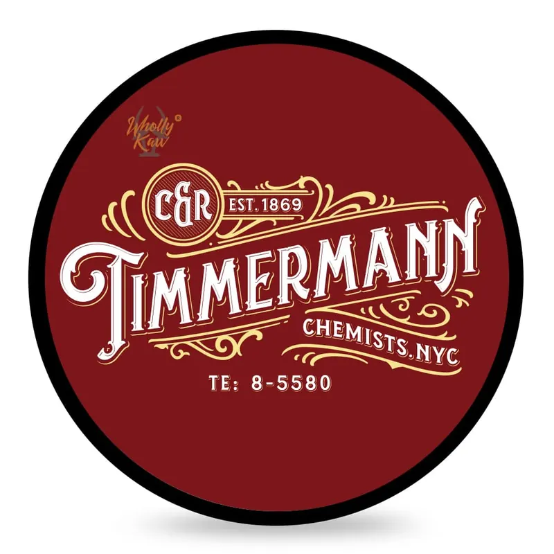 Wholly Kaw sapone da barba Timmermann Red 114gr