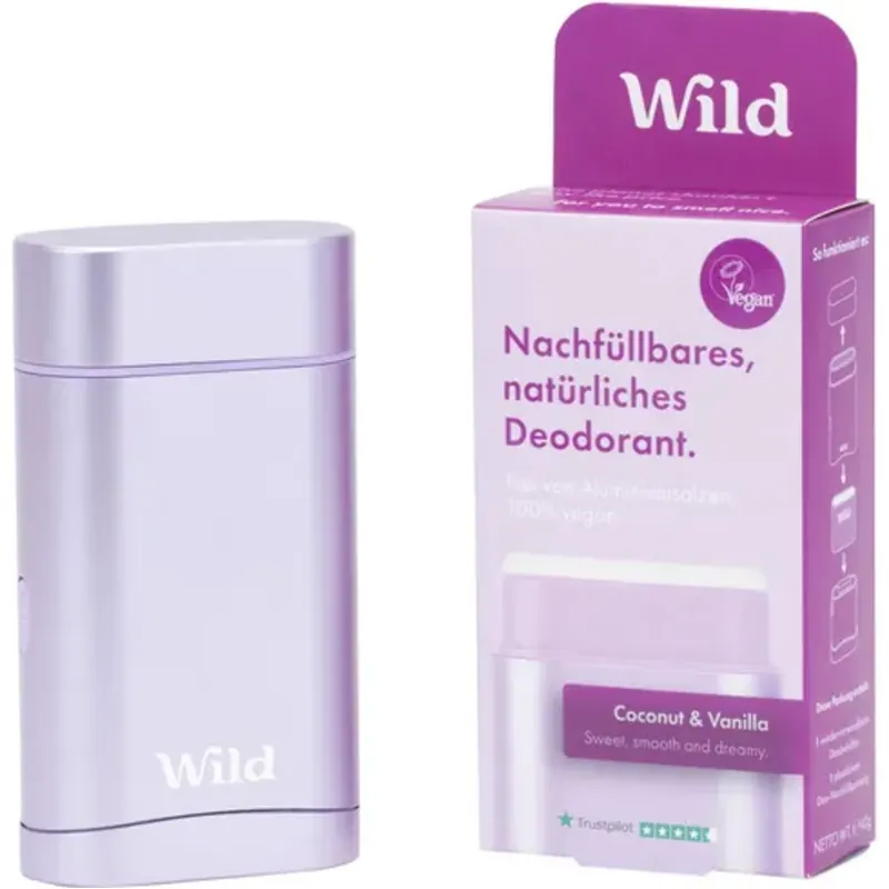 Wild Deodorant Starter Set Coconut & Vanilla, 40 g