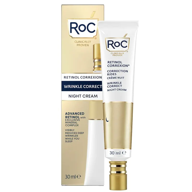 Wrinkle Correct Crema Viso Notte 30ml ROC | Pinalli