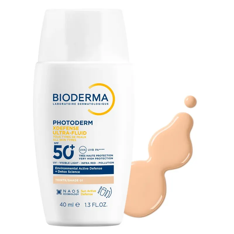 XDefense Ultra-Fluid Tinted SPF50+ 01 BIODERMA | Pinalli