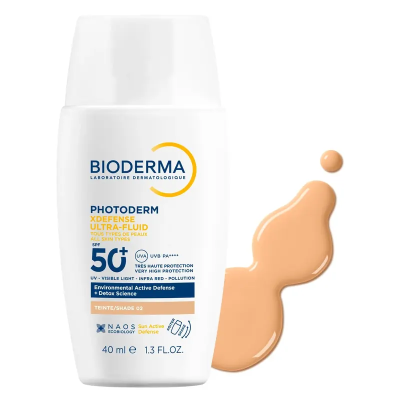 XDefense Ultra-Fluid Tinted SPF50+ 02 BIODERMA | Pinalli