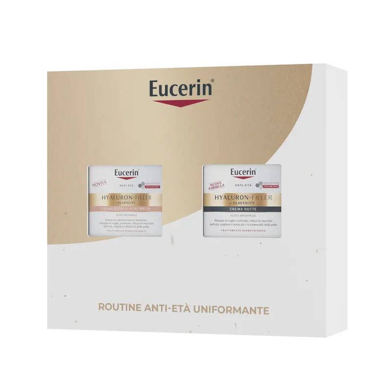 XMAS PACK ELASTICITY (Crema Giorno Rosé SPF30 + Crema Notte) EUCERIN | Pinalli