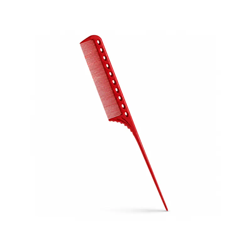 Ys Park Peine Pua Plástico Rojo 220mm