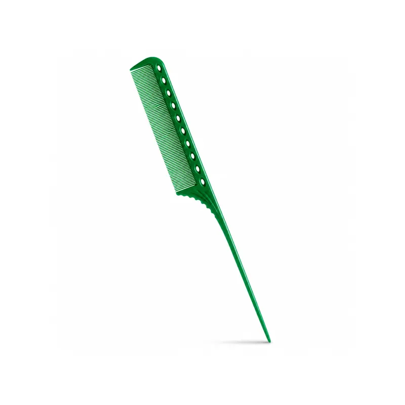 Ys Park Plastic Pick Comb Green 220mm