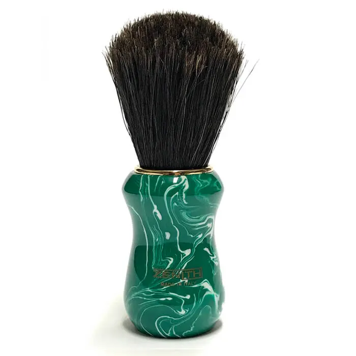 Zenith pennello da barba in cavallo 502 Malachite H