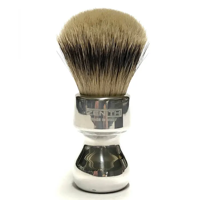 Zenith pennello da barba in tasso silvertip 506ALL SB