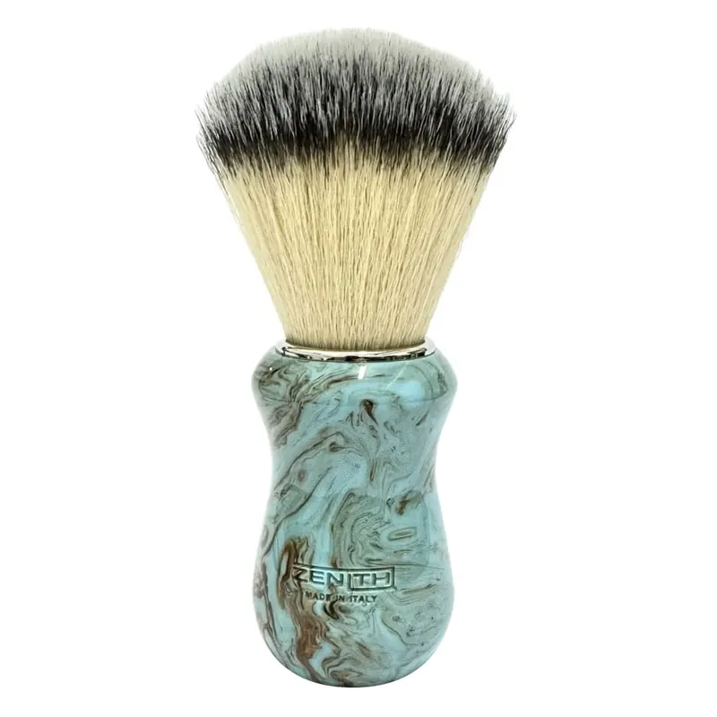 Zenith pennello da barba sintetico color turchese 502TURCHESE NIC SPR